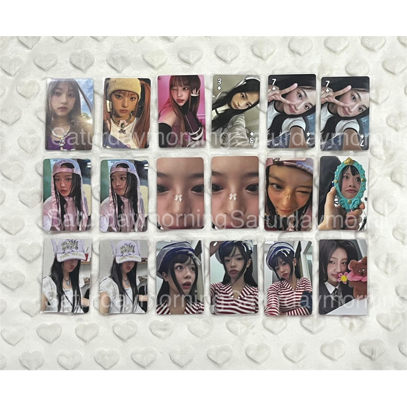 พร้อมส่ง การ์ด newjeans illit แฮริน ฮันนิ วอนฮี ssgt season greesting 2025 weverse omg message card 