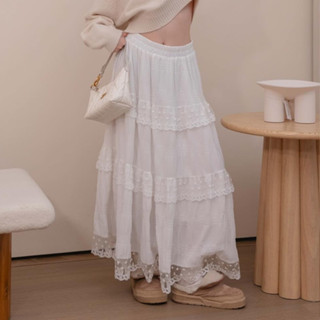 Kimmame - กระโปรง รุ่น Sweet Lace Skirt