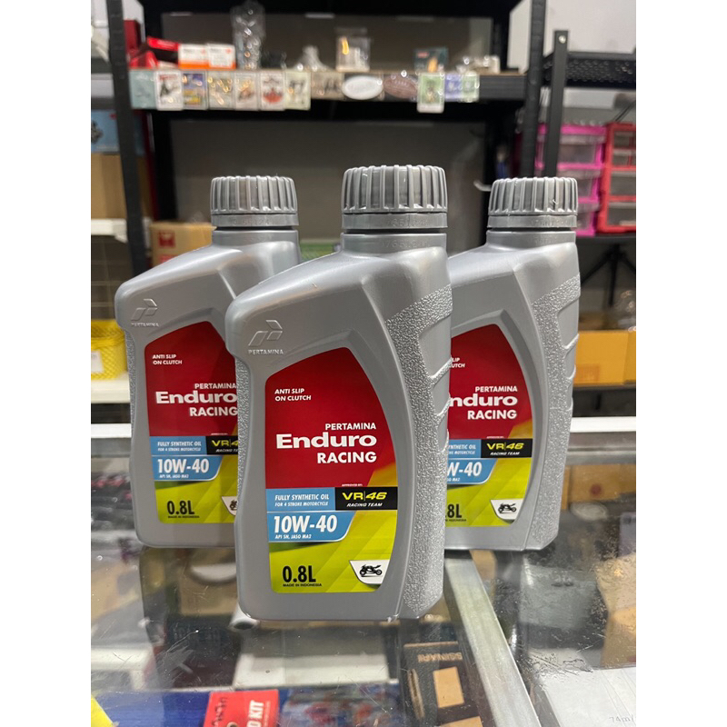 น้ำมันเครื่องสังเคราะห์100สูตรใหม่ล่าสุด Enduro 10w-40 ขนาด0.8L เกรดสังเคราะห์ - Motorcycle, มอเตอร์