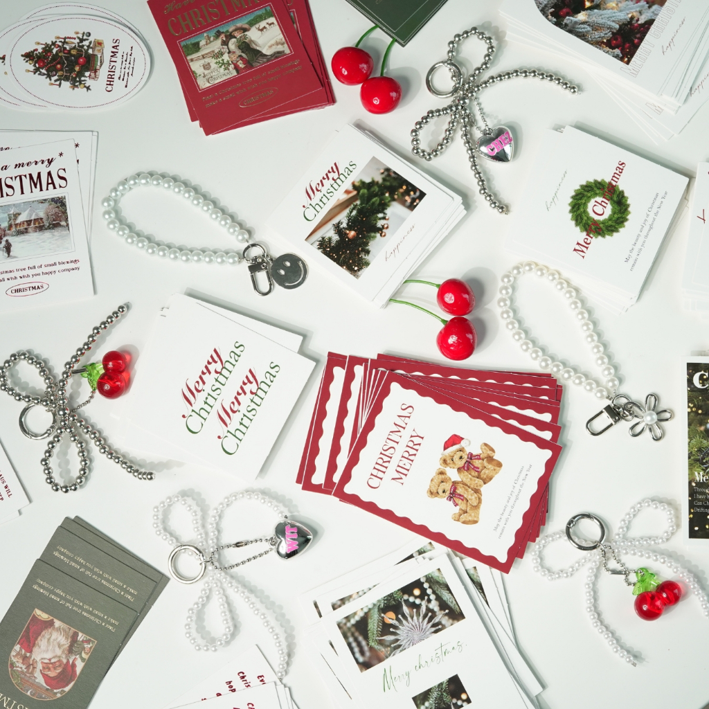 Witchez Pocket Mirror Bag Charm พวงกุญแจกระจกห้อยกระเป๋า หัวใจ เชอร์รี่ กระจก