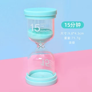 ⏳นาฬิกาทรายจับเวลา「มีแบบที่ครบครันที่สุด」sandglass1/3/5/10/15/20/25/30/45/60นาทีสามารถใช้เป็นนาฬิกาจับเวลา/ของตกแต่งบ้