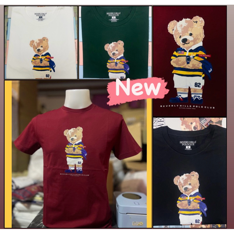 เสื้อยืดคอกลมผู้ชาย Beverly hill polo🌸 Regular-fit T-shirt ของแท้100%ราคา280บาท