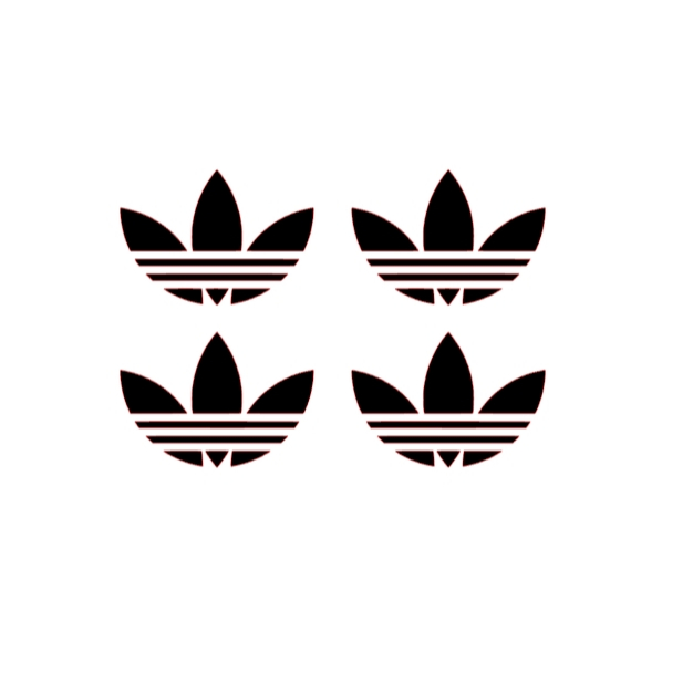 ตัวรีด logo กว้าง 6.5 Cm. แพ็ค 4 แผ่น รีดได้ทุกเนื้อผ้า