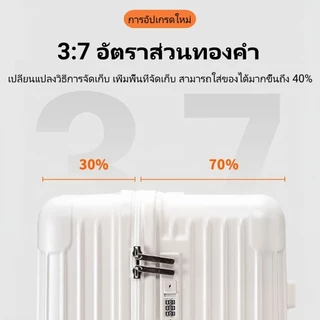 [พร้อมส่งในไทย] กระเป๋าเดินทาง ทนทาน มาพร้อมล้อเลื่อนเงียบ 360 องศา ไซส์ 20/24/28/32 นิ้ว กระเป๋าเดินทางทันสมัยที่สวยงาม