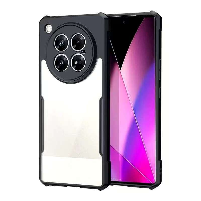 Infinix Zero 40 5G(พร้อมส่งในไทย)เคสกันกระแทกขอบสีหลังใสinfinix zero40ตรงรุ่น