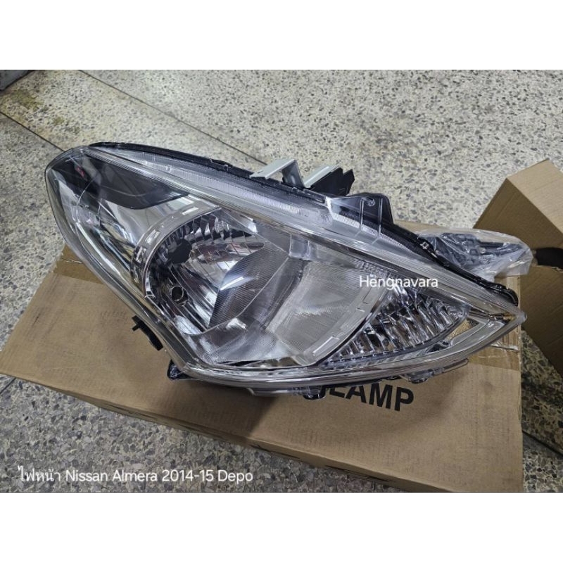 ไฟหน้า Nissan Almera ปี 2014-2015 Depo คุณภาพดี
