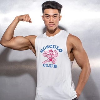 Musculo เสื้อกล้ามเปิดปีกพิมพ์ลาย รุ่น2024