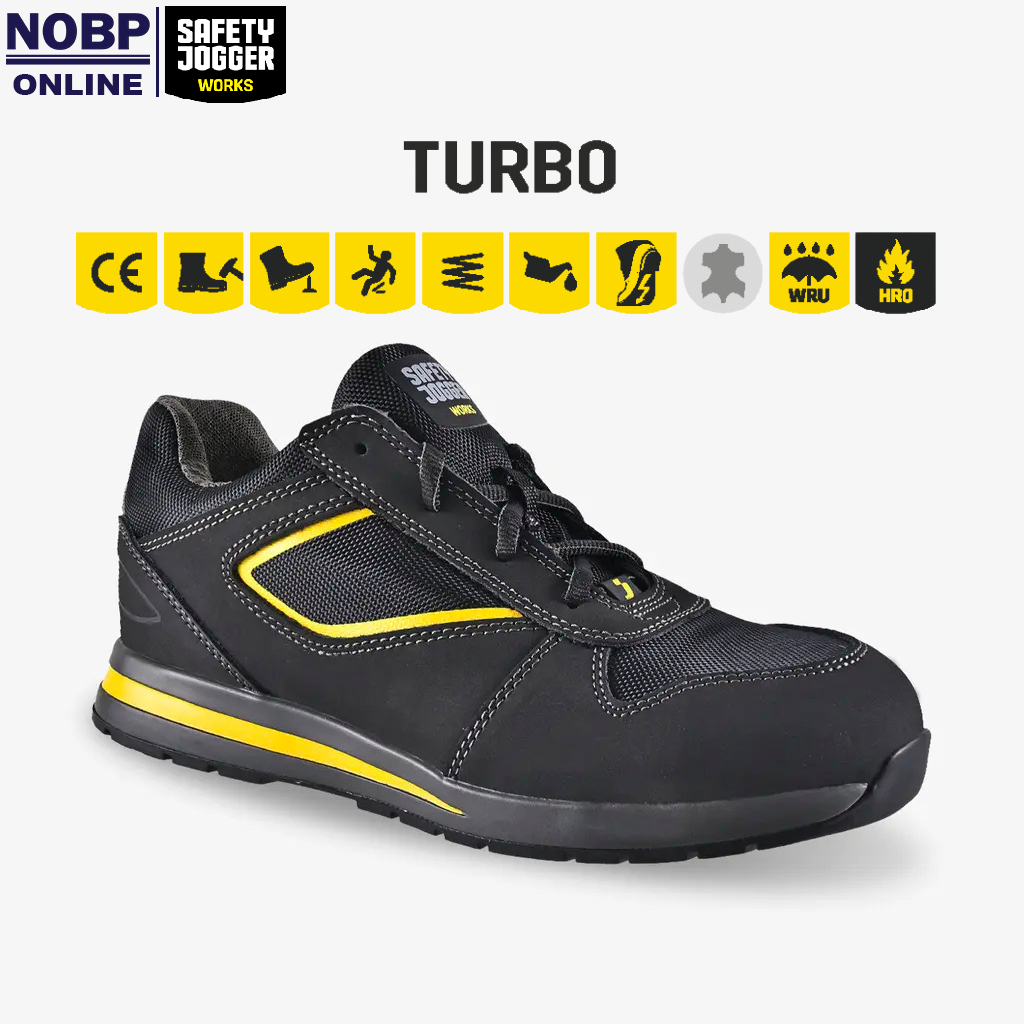 Safety Joggerรุ่น Turbo รองเท้าเซฟตี้หุ้มส้นป้องกันความร้อนHRO