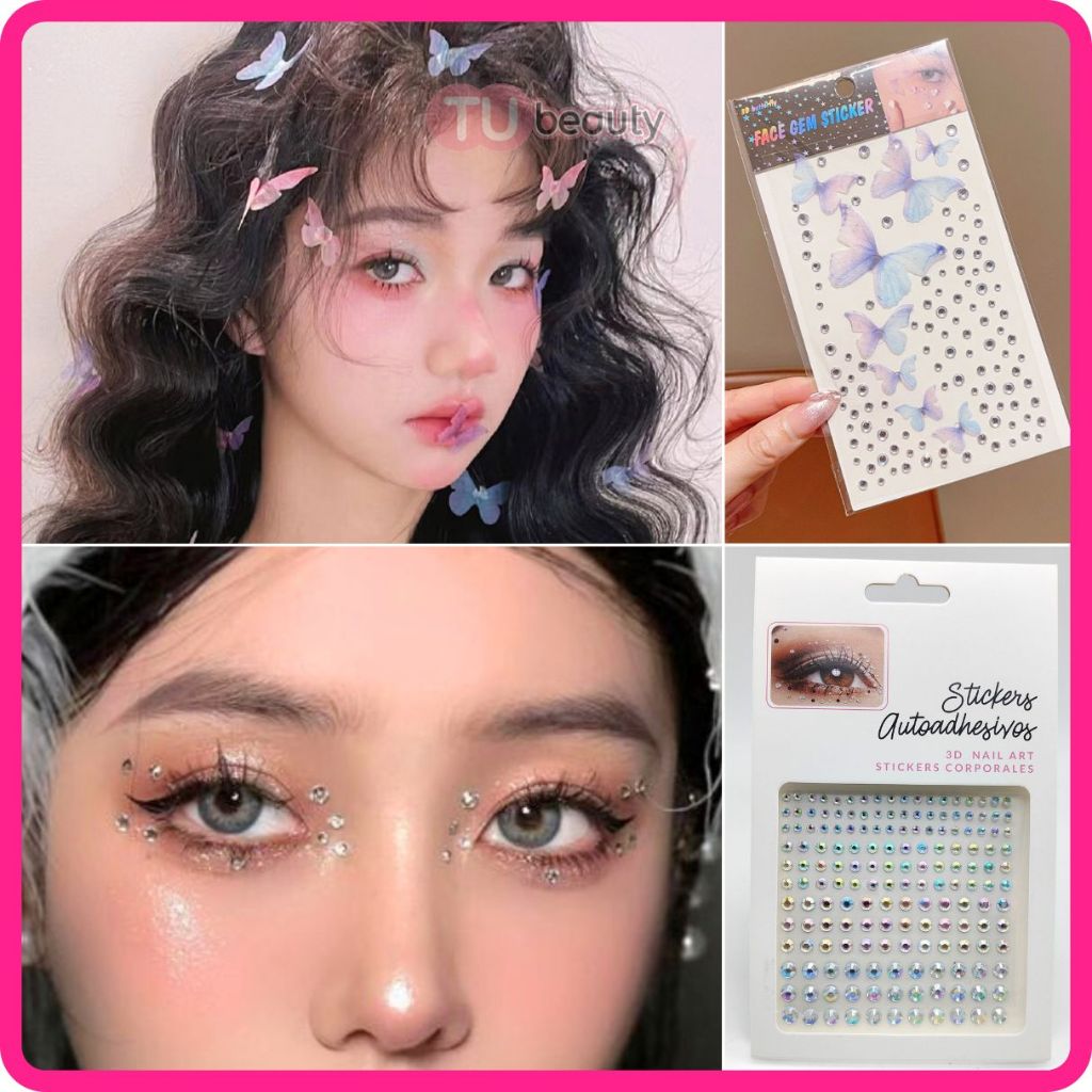GEM Sticker คริสตัลเล็ก DIY คริสตัลติดหน้า เล็บ