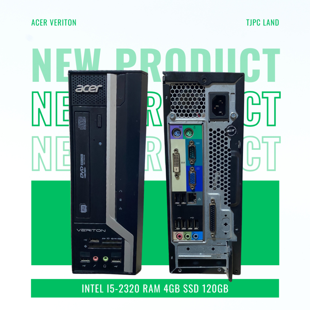 Acer X2610G PC CORE  I5-2320 | RAM 4GB | SSD 120GB | SECOND HAND ลงโปรแกรมครบพร้อมใช้งาน แถมฟรีสาย A