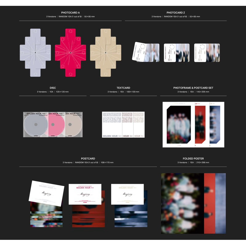 (พร้อมส่ง🇹🇭)บั้มATEEZ 11th Mini Album [GOLDEN HOUR : Part.2] Photobook ver. #ATEEZ #อัลบั้มเอทีซ