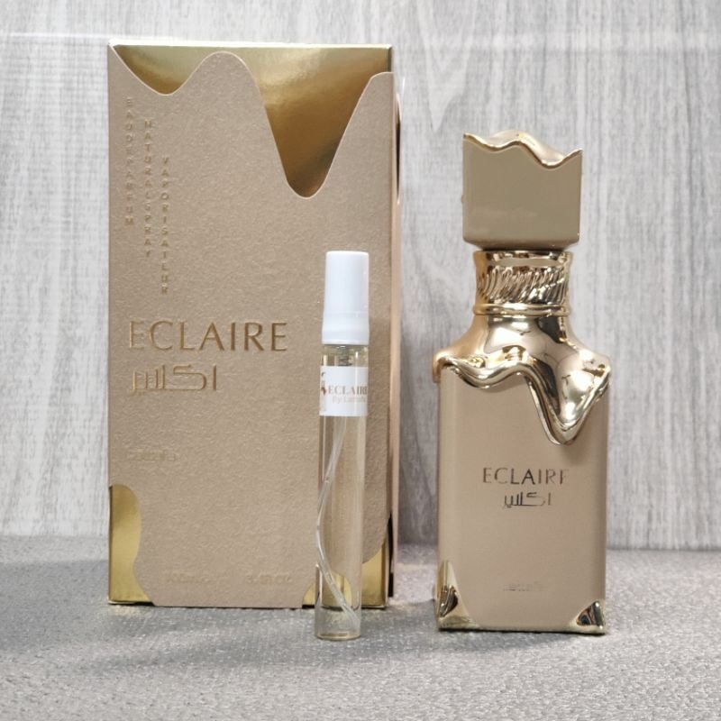 Eclaire น้ำหอมอาหรับแท้100% By Lattafa แบ่งขาย 2/5/10 ml. หอมฟุ้งหวานขนมวนิลา