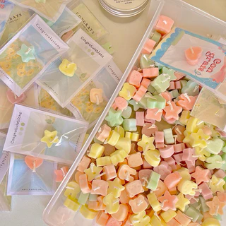 [ พร้อมส่ง ]เทียนหอมมินิ เทียนจิ๋ว🎀🛼🌟โทนสีพาสเทล 🕯️𓐇ของเเจกปัจฉิม แจกลูกค้า ของชำร่วย 𓏸𓏸🌟⊹