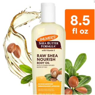 ใช้โค้ดลดวิดีโอ/ไลฟ์✅Palmer's Cocoa Butter Moisturising ,Shea Butter Body Oil 250ml, Coconut oil 150ml.