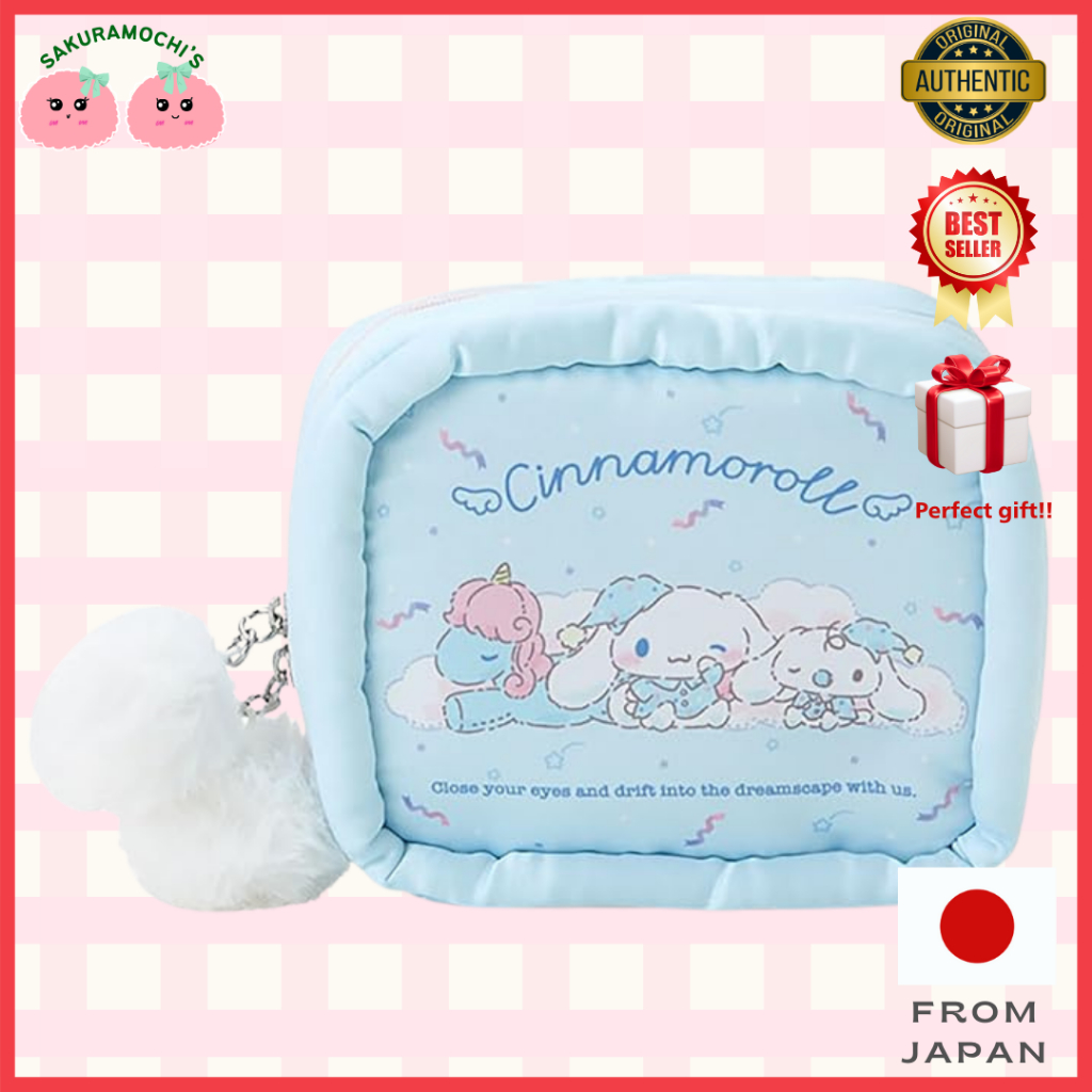 Sanrio Pouch Nemu Nemu Time Cinnamoroll Small Item Storage [ส่งตรงจากญี่ปุ่น]