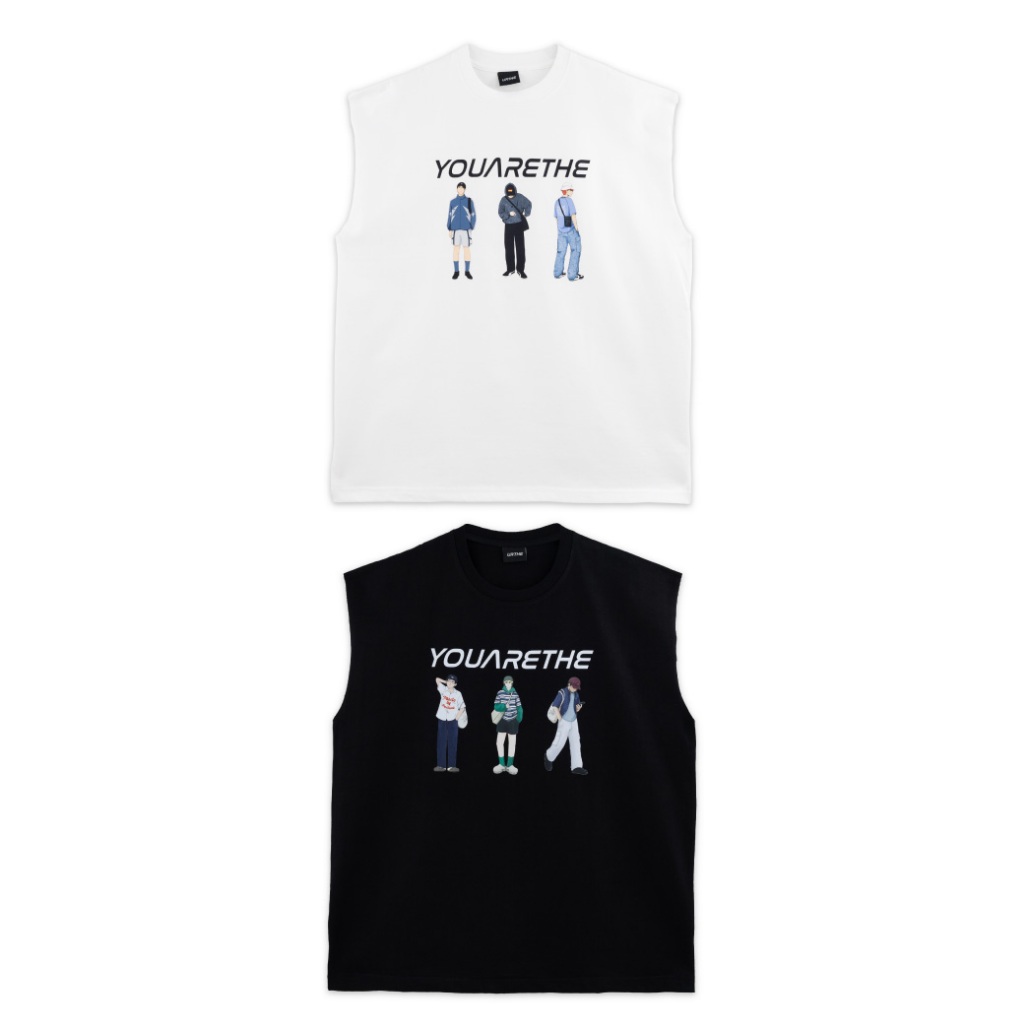 URTHE - เสื้อยืด แขนกุด สกรีนลาย Col. FUR24