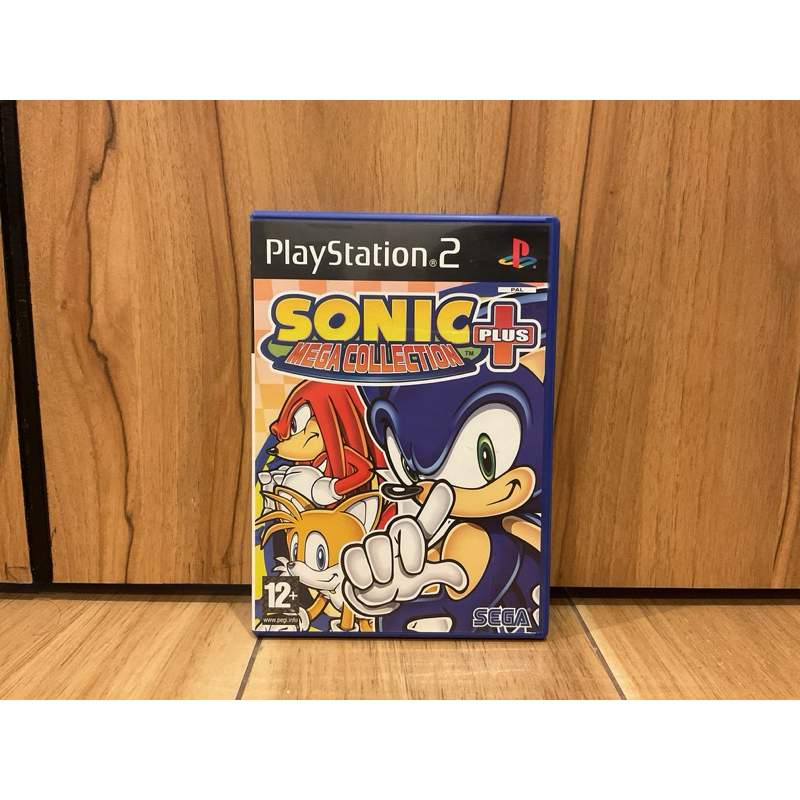 (rare) (genuine) sonic mega collection plus | uk Pal playstation 2 (PS2) | tested working | good con