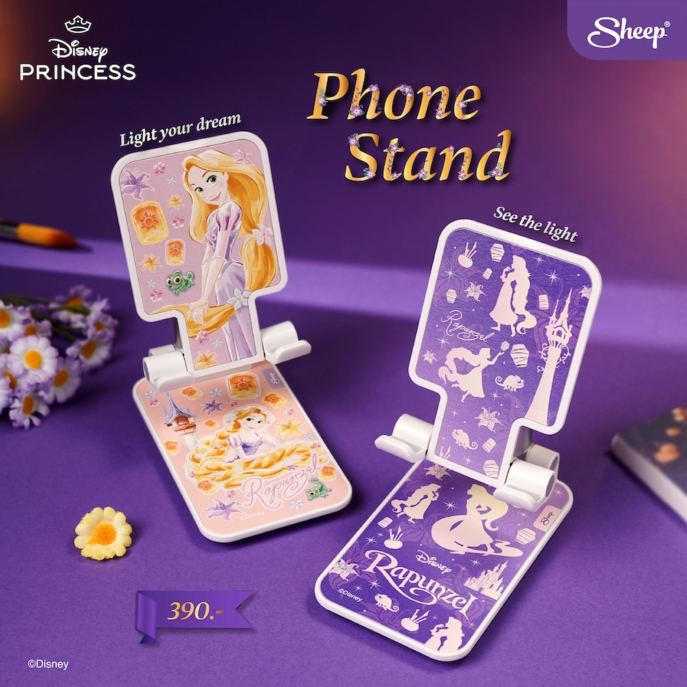 [Phone Stand Rapunzel] Rapunzel Collection ขาตั้งสำหรับไอโฟนและมือถือทุกรุ่น ปรับระดับได้ ที่ตั้งมือถือพกพา พับเก็บได้