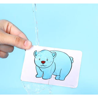 จิ๊กซอว์ ของเล่นเสริมพัฒนาการเด็ก การ์ดจับคู่ 32PCS เหมาะสําหรับเด็กอายุ 1-3 ปี