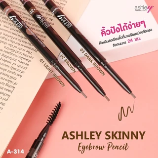 Ashley Skinny Eyebrow ดินสอเขียนคิ้วหัวเล็กเพียง1.5mm A314 มี 3 สี
