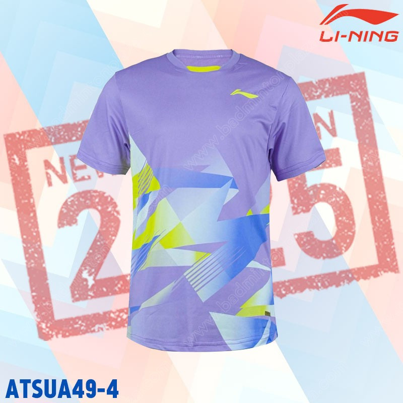 【 ของแท้ 💯% 】รุ่นใหม่! เสื้อแบดมินตันคอกลม หลี่หนิง ATSUA Series (ATSUA)