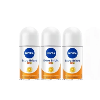 แพ็ค3(ของแท้ ถูก) นีเวีย โรลออน ระงับกลิ่นกาย Roll On 50ml.x3