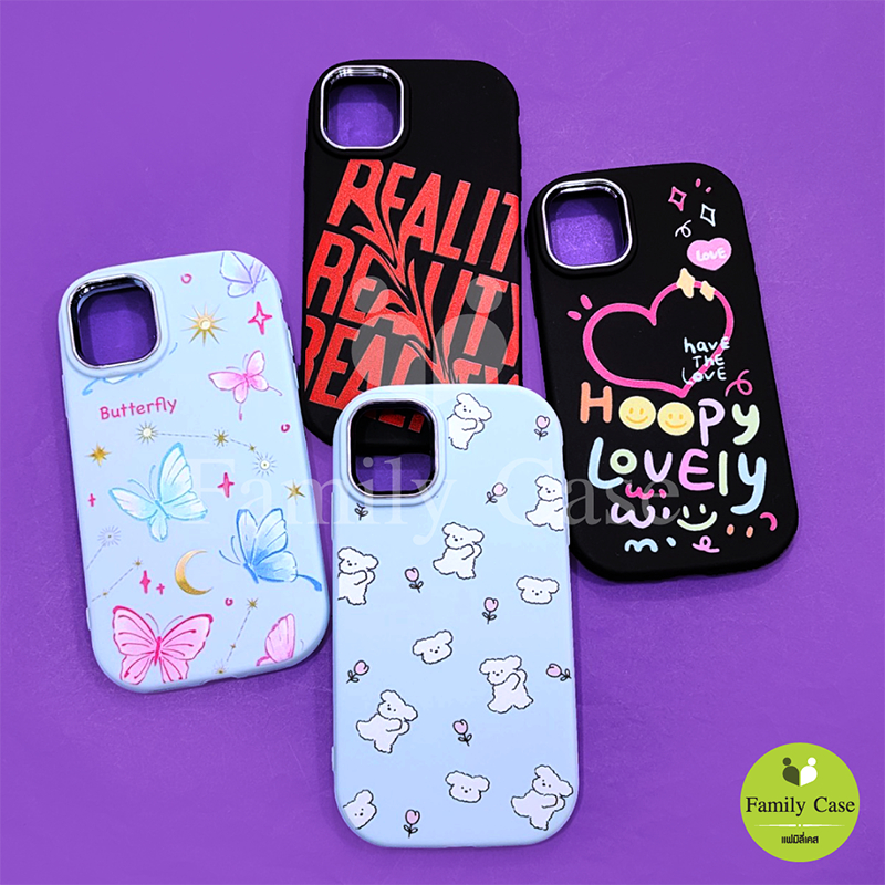 เคสนิ่ม ขอบโค้งกล้องเงา  OpA3 A3 Pro A60 A74(4G) Reno11Pro Vv V40 V40Lite V40Pro Y19s Realme5 Redmi9