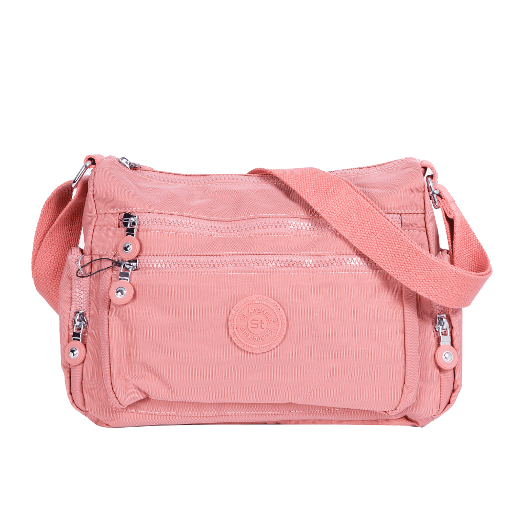 St.Andrews กระเป๋าสะพายข้างผู้หญิง รุ่น SSH0038 - สีชมพู