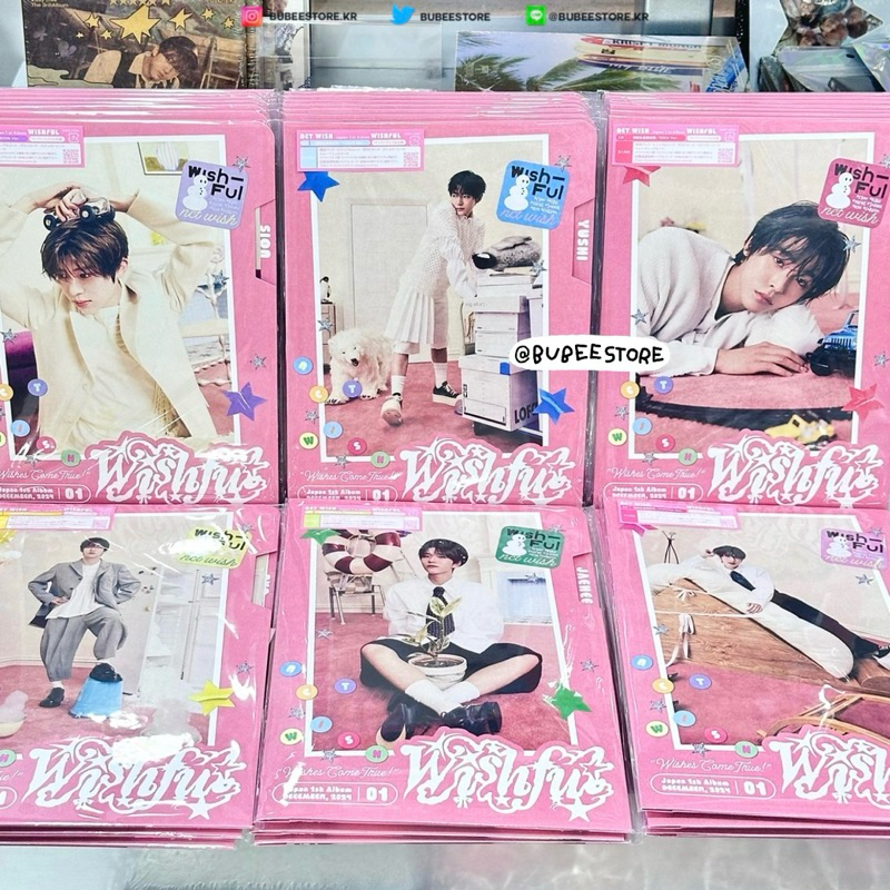 (ใช้โค้ดลด 15% สูงสุด 300.-) พร้อมส่ง NCT WISH - Japan 1st Album ‘WISHFUL’ MEMBER VER. SION RIKU JAEHEE RYO SUKAYA YUSHI