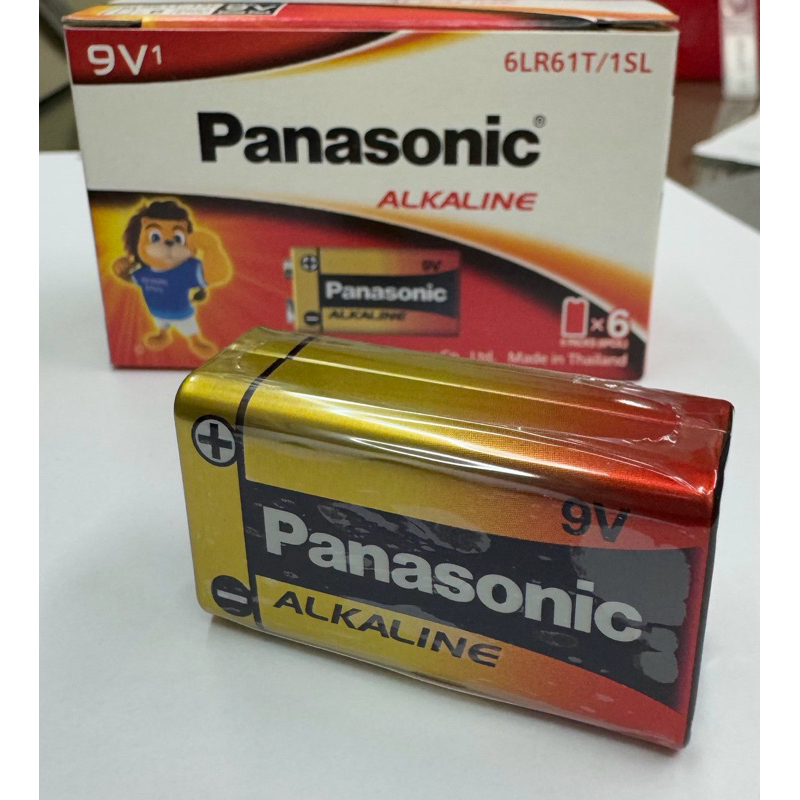 Panasonic ถ่าน9V อัลคาไลน์  (1ก้อน) พานาโซนิคอัลคาไลน์ 6LR61T/1 Bมอก.96เล่ม2-2560พานาโซนิคเอเนอร์จี