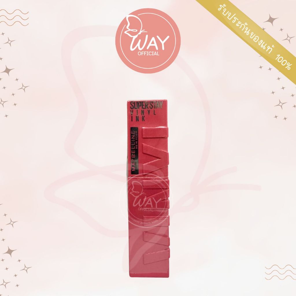 Maybelline Newyork Super Stay Vinyl Ink 145 4.2ml เมย์เบลลีน นิวยอร์ก ซุปเปอร์สเตย์ ไวนิล อิ้งค์ 145