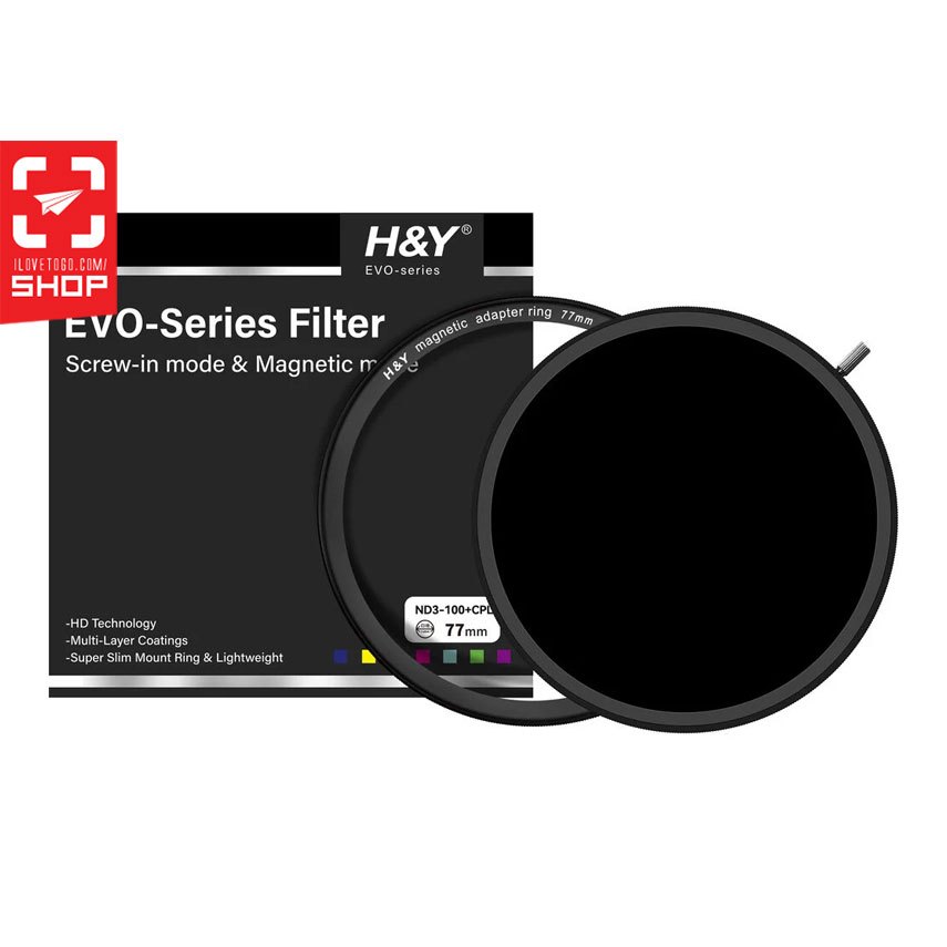 ฟิลเตอร์ H&Y - Filters HD EVO-Series Variable ND3-1000 & CPL Filter Kit