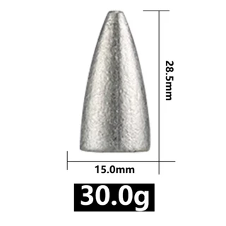 ตะกั่วตกปลาหน้าดิน ตะกั่วหัวจรวด ขนาด 5-40g ราคาสบายกระเป๋า