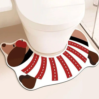 น่ารัก❤️พรมห้องน้ำ พรมซับน้ำ พรมรูปตัวU น้องหมาดัชชุน งานน่า…