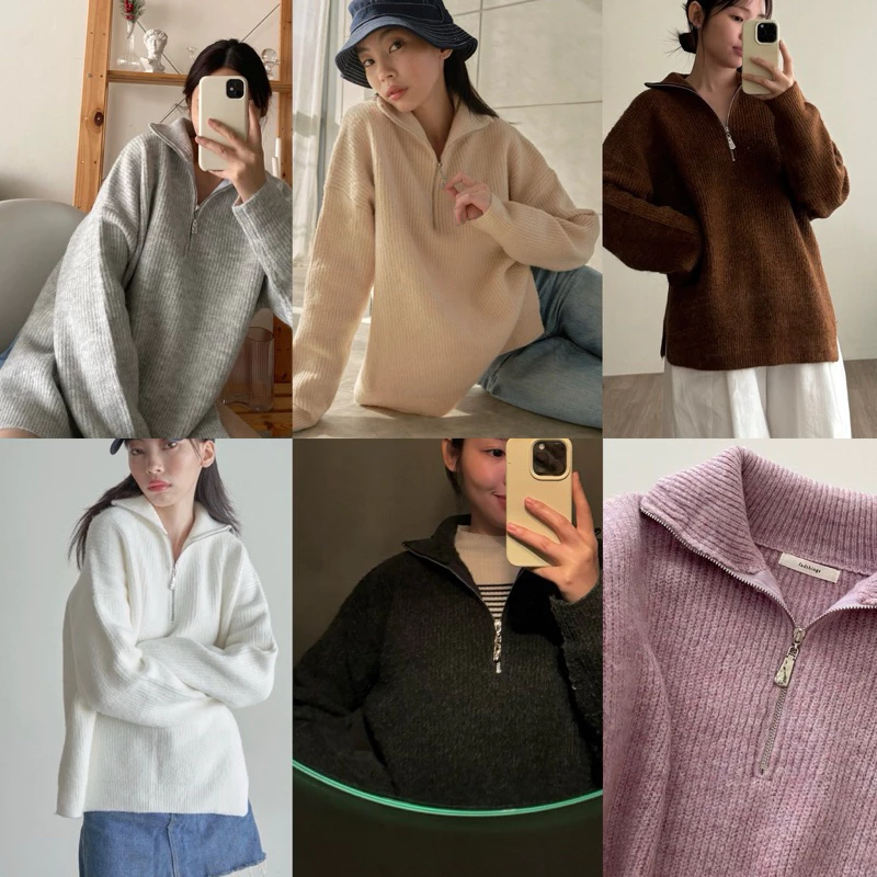 FADTHINGS - caramel mac knit sweater 6 colors