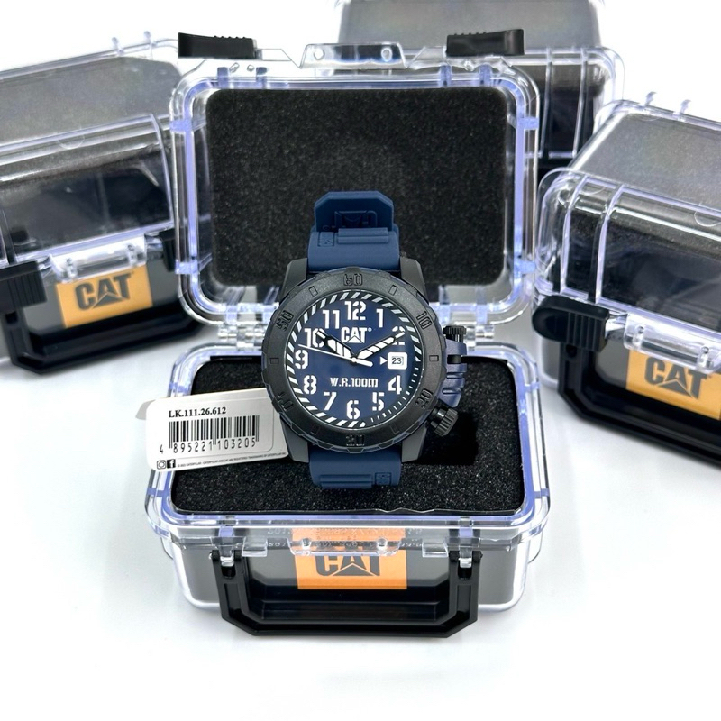 CAT MOTION EVO Blue นาฬิกาข้อมือผู้ชาย แท้ 100% MOVEMENT 3H Citizen 2035 ประกันศูนย์ไทย 1ปี
