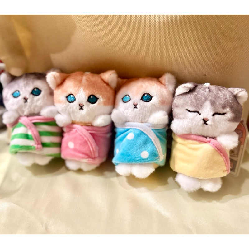 พวงกุญแจตุ๊กตาแมว mofusand แมวโมฟุ น้องใส่ผ้าอ้อมน่ารักสุด ขนาด 5 นิ้ว ตุ๊กตาตู้คีบ