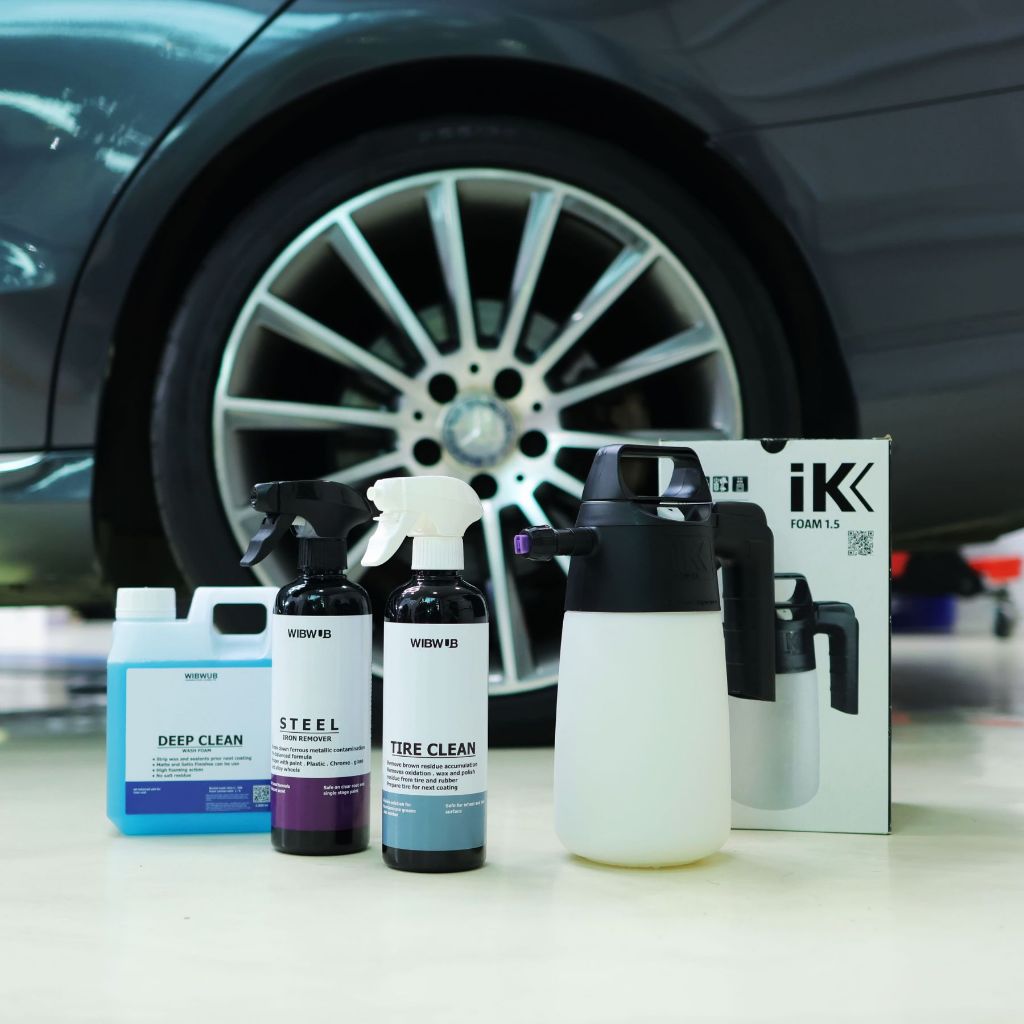 เซททำความสะอาดล้อและยางรถยนต์ (Wheel & Tyre Cleaner Set)