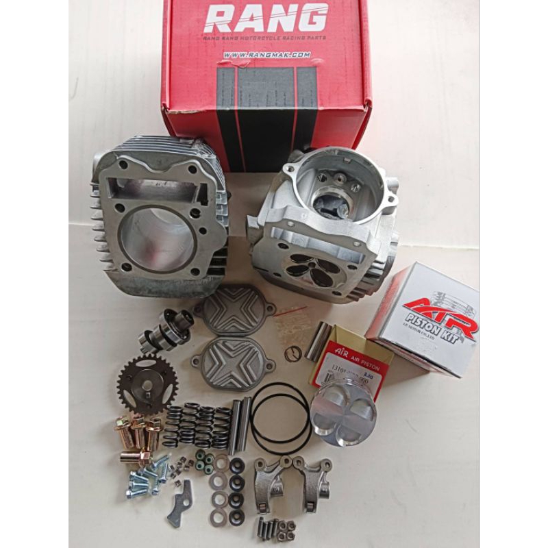 ชุด4วาล์ว 66/67ใส่w125 งานฝาแรง(RANG)พร้อมเซ็ตหลังวาล์วลูกสูบ AIRสลัก15พร้อมหลบวาล์ว ใส่ชัก5ชัก พร้อ