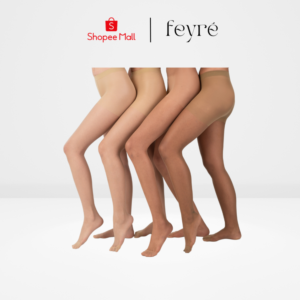 Feyre - ถุงน่อง รุ่น Seamless ขาเนียน ถุงน่องขาเนียน เนียนกับผิว เนื้อลินินเชียร์ ซัพพอร์ต ขาเรี