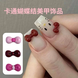 อะไหล่โบว์คิตตี้ น่ารักมุ้งมิ้ง 50ตัว/ห่อ สินค้าพร้อมส่ง
