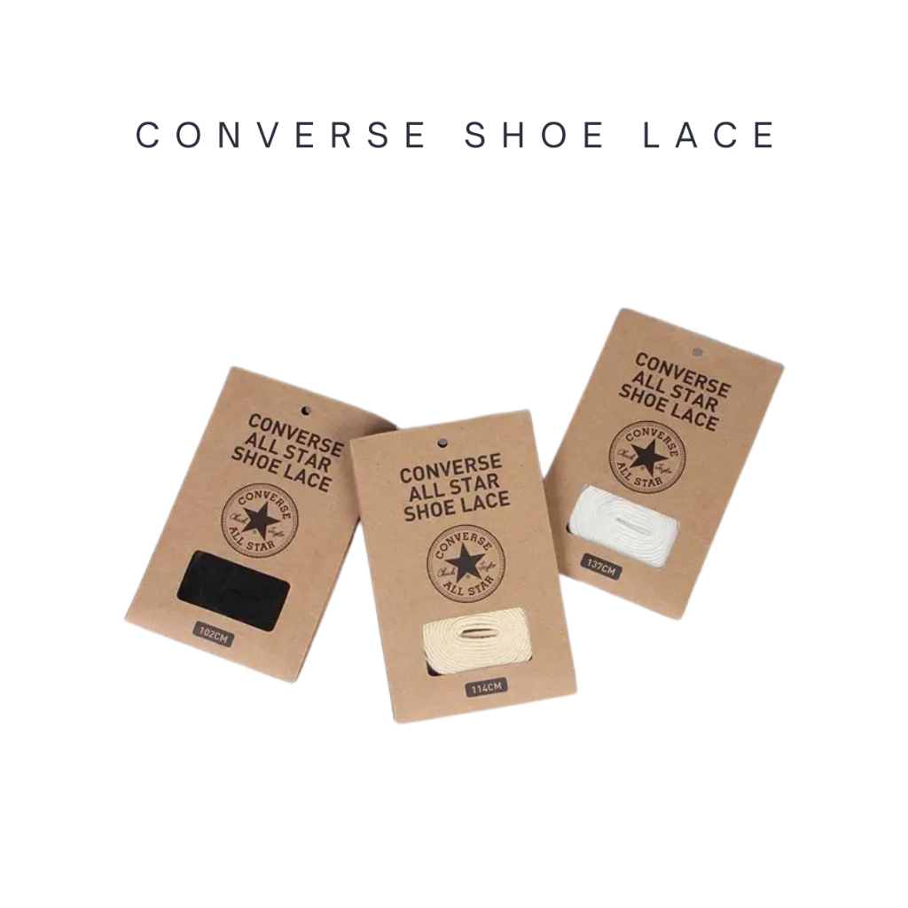 CONVERSE SHOE LACE White / Black / Natural 1AC001 / 1AC002 / 1AC003 เชือกรองเท้าconverse