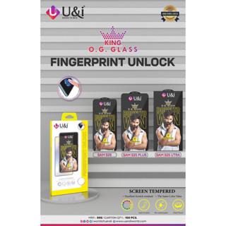 ฟิล์มกระจก(เต็มจอ) U&I สแกนนิ้วได้ Samsung S25/S25plus/S25ul…