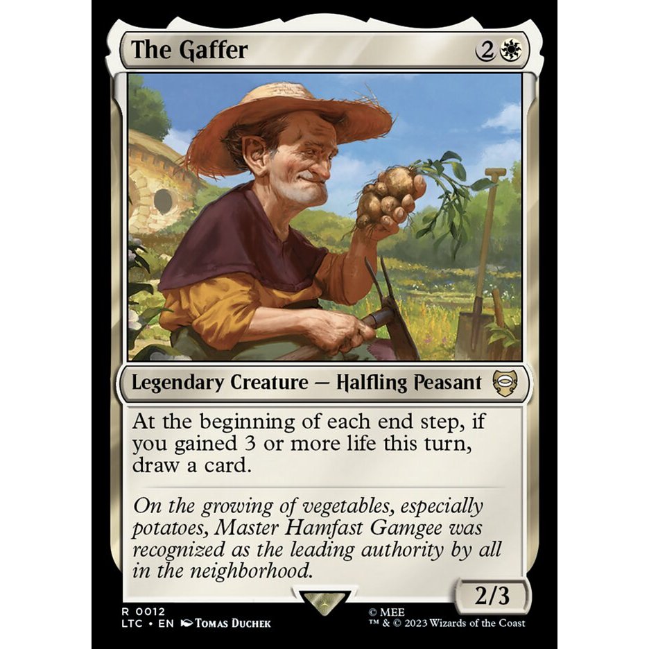 The Gaffer LTC Tales of Middle-earth Commander การ์ด Magic the Gathering [MTG] ของแท้