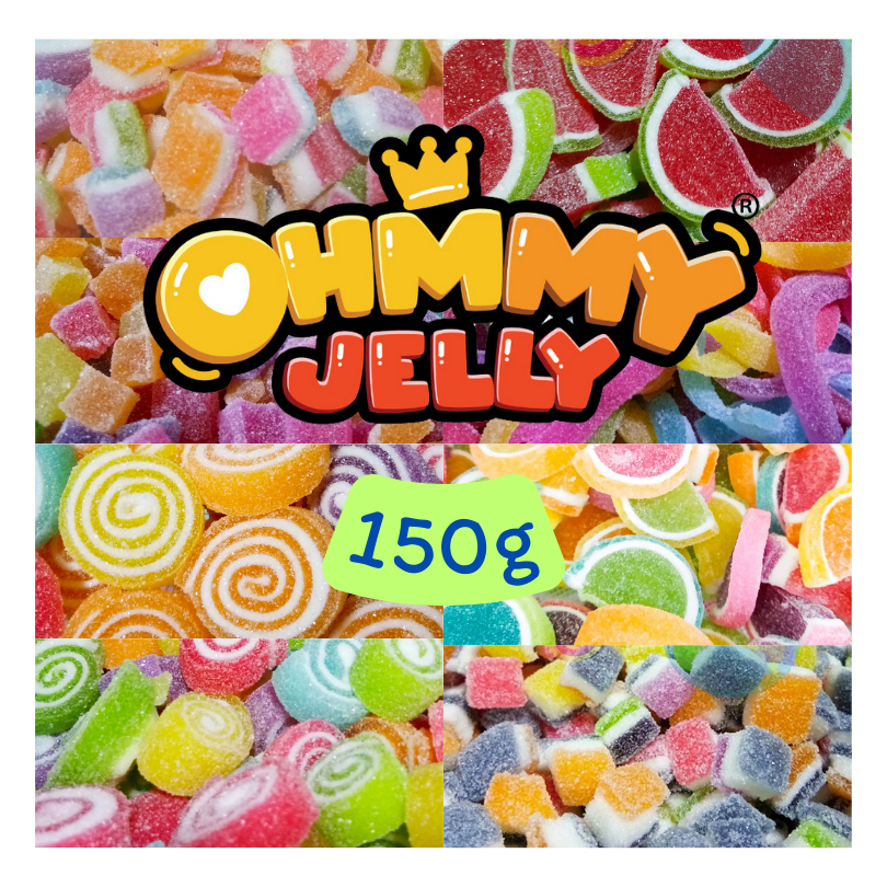 OhmmyJelly 150ก l โอมมี่เยลลี่ กัมมี่เยลลี่ [คละรสผลไม้] นุ่มอร่อย