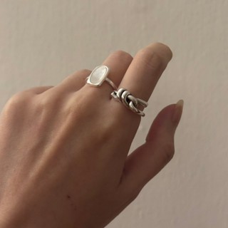 Damien s925 ring แหวนเงินแท้ ไซซ์ 6.5-7