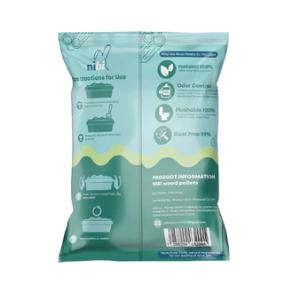 ขี้เลื่อยไม้สน ขี้เลื่อยไม้สนชาโคล นิบิ 10ลิตร NIBI Wood Pellet 10 L