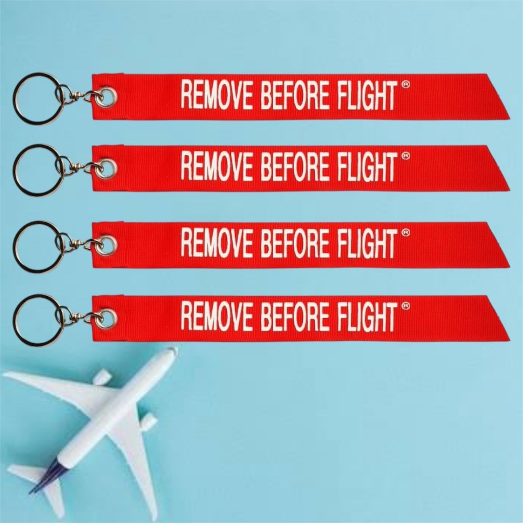 REMOVE BEFOR FLIGHT ป้ายแท็ก พวงกุญแจ สำหรับเป็นของขวัญ นักบิน แอร์โฮสเตส หรือแฟนการบิน