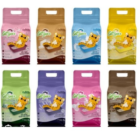 Ostech Cat Lover ออสเทค แคทเลิฟเวอร์ ทรายแมวเต้าหู้ แบบแท่ง ขนาด7ลิตร*โปรดอ่านรายละเอียดก่อนสั่งซื้อ
