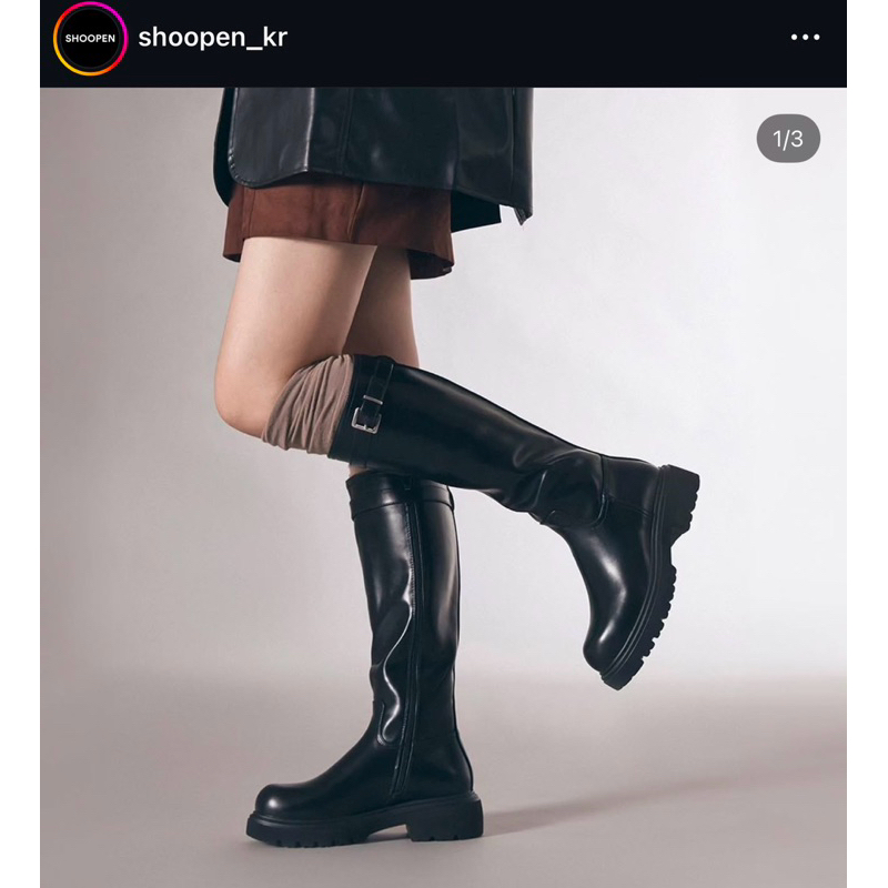 รองเท้าบูธ Shoopen แบรนด์เกาหลี size 37